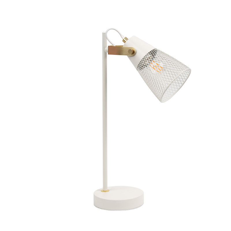 فندق غرفة نوم المعدن جوفاء الجدول مصباح