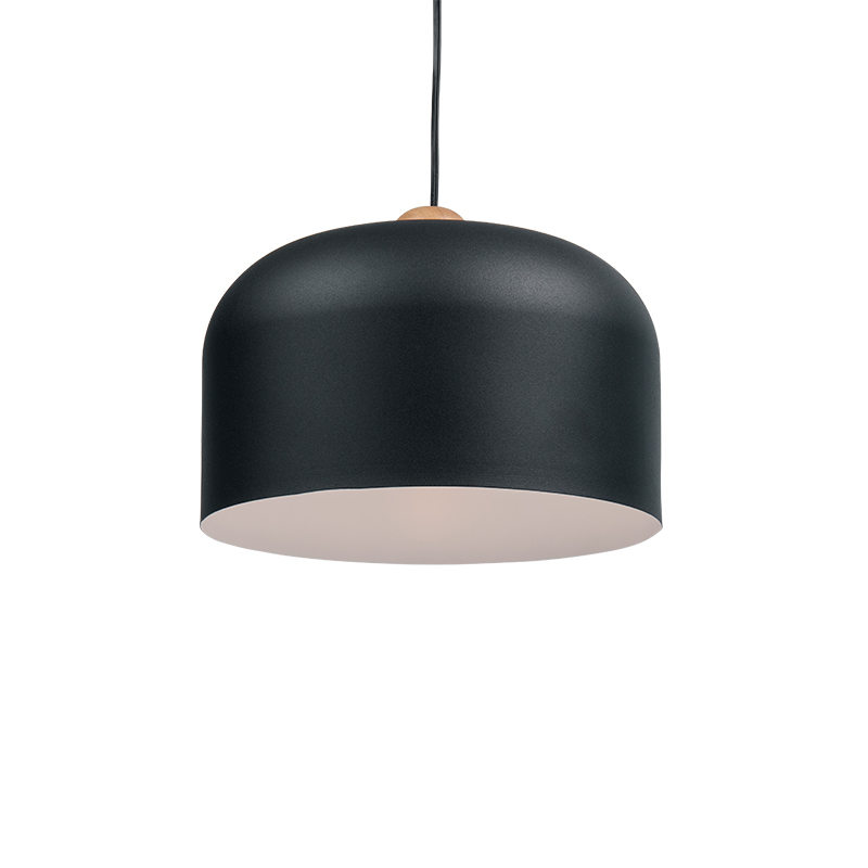 ثريا قبة معدنية أسود خمر