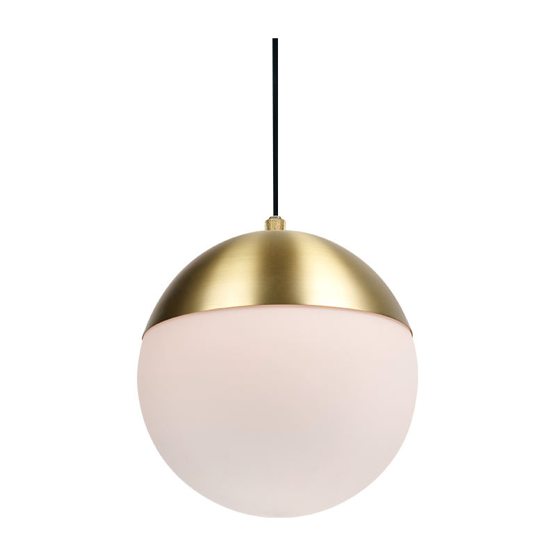 ثريا زجاج معدنية بسيطة