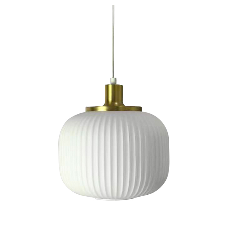 الثريا الزجاجية المجعدة الفانوس